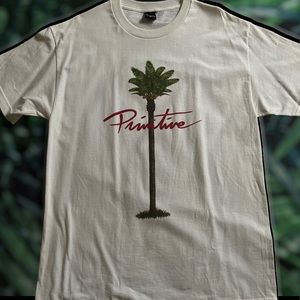 Primitive Skateboards Palm Tree T-Shirt. WHT. Mens Size L
